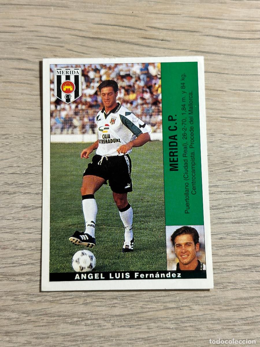 Cromos de F&uacute;tbol: ANGEL LUIS MERIDA PANINI LIGA 95 96 CROMO SIN PEGAR NUNCA PEGADO