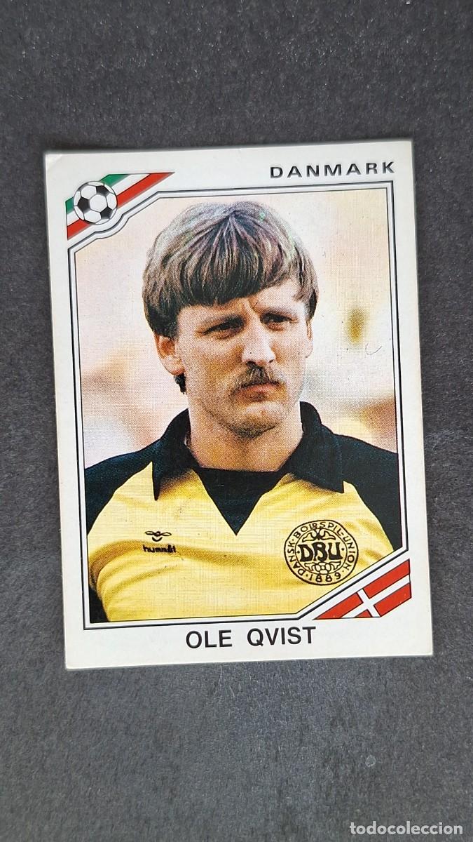 Cromos de F&uacute;tbol: L3 OLE QVIST SELECCION DINAMARCA 363 MUNDIAL MEXICO 86 PANINI NUNCA PEGADO SIN PEGAR