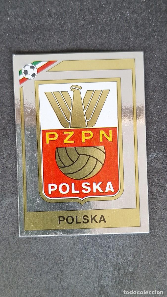 Cromos de F&uacute;tbol: L3 ESCUDO SELECCION POLONIA 364 MUNDIAL MEXICO 86 PANINI NUNCA PEGADO SIN PEGAR