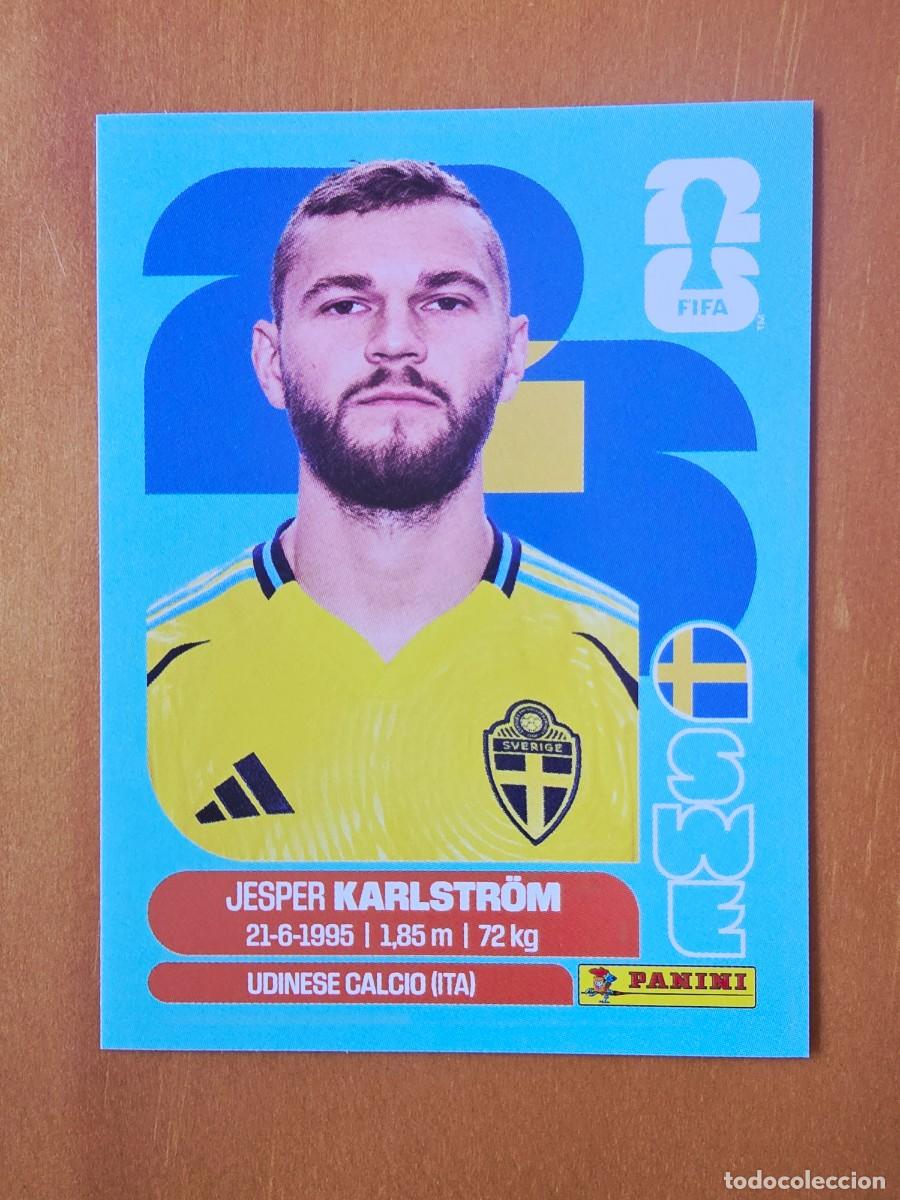Cromos de F&uacute;tbol: SWE 10 Jesper Karlstr&ouml;m, Suecia, Panini FIFA World Cup Mundial 2026 Sticker