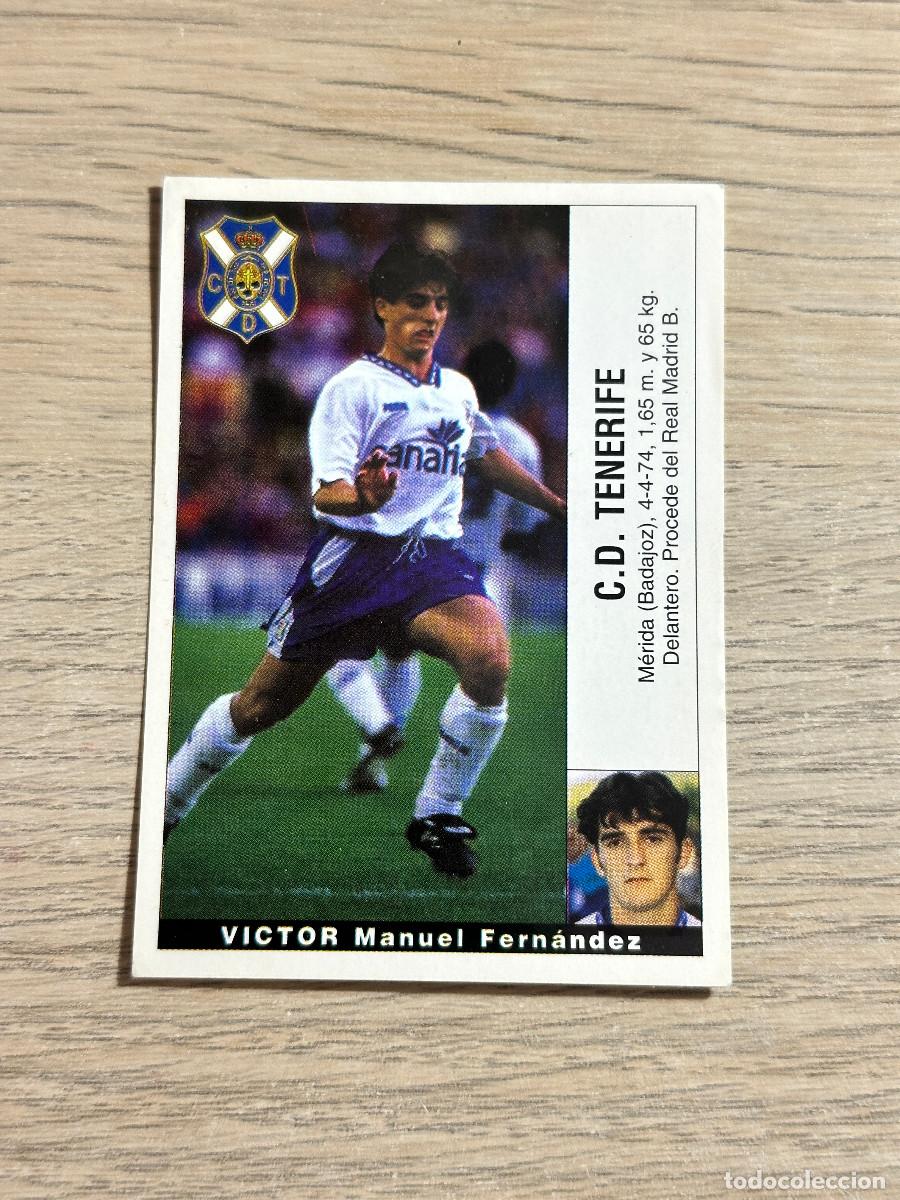 Cromos de F&uacute;tbol: VICTOR TENERIFE PANINI LIGA 95 96 CROMO SIN PEGAR NUNCA PEGADO
