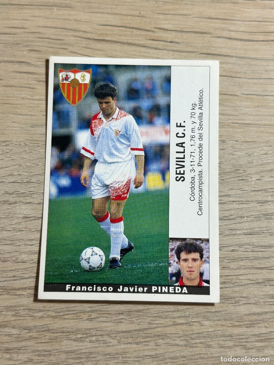 Cromos de F&uacute;tbol: PINEDA SEVILLA PANINI LIGA 95 96 CROMO SIN PEGAR NUNCA PEGADO