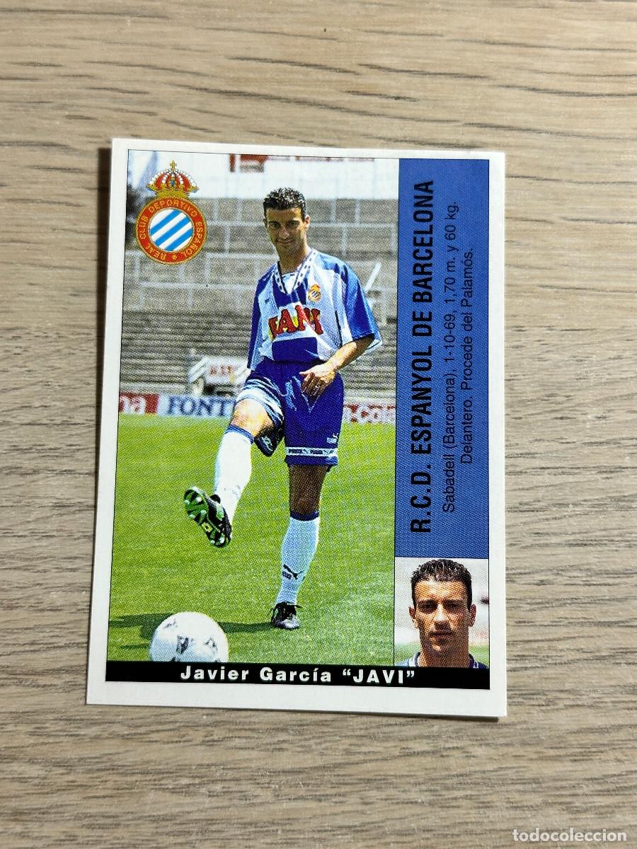 Cromos de F&uacute;tbol: JAVI ESPANYOL PANINI LIGA 95 96 CROMO SIN PEGAR NUNCA PEGADO