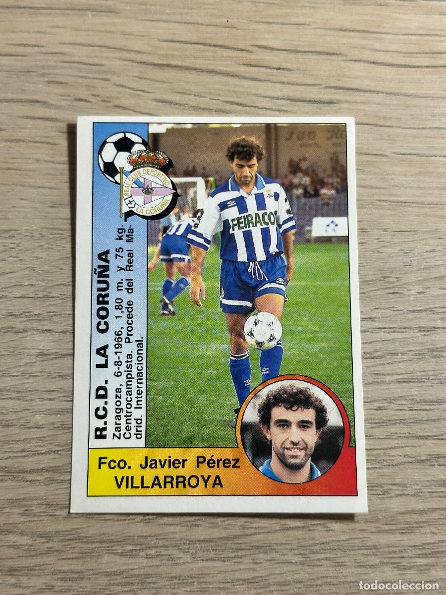 Cromos de F&uacute;tbol: VILLARROYA LA CORU&Ntilde;A n&ordm; 369 PANINI LIGA 94 95 CROMO SIN PEGAR NUNCA PEGADO