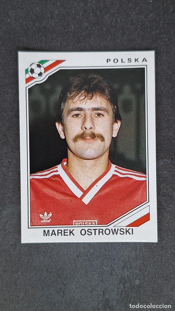 Fu&szlig;ball-Sticker: L3 MAREK OSTROWSKI SELECCION POLONIA 371 MUNDIAL MEXICO 86 PANINI NUNCA PEGADO SIN PEGAR