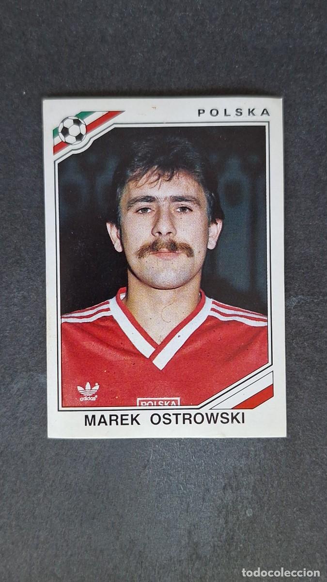Fu&szlig;ball-Sticker: L3 MAREK OSTROWSKI SELECCION POLONIA 371 MUNDIAL MEXICO 86 PANINI NUNCA PEGADO SIN PEGAR