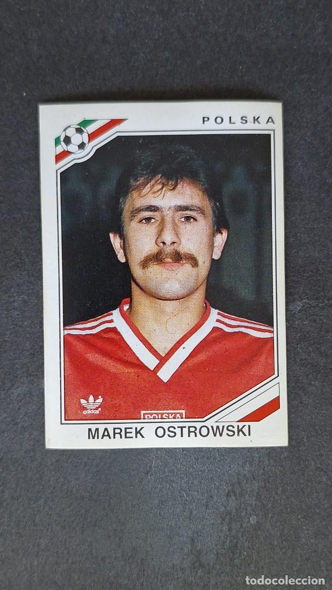 Fu&szlig;ball-Sticker: L3 MAREK OSTROWSKI SELECCION POLONIA 371 MUNDIAL MEXICO 86 PANINI NUNCA PEGADO SIN PEGAR