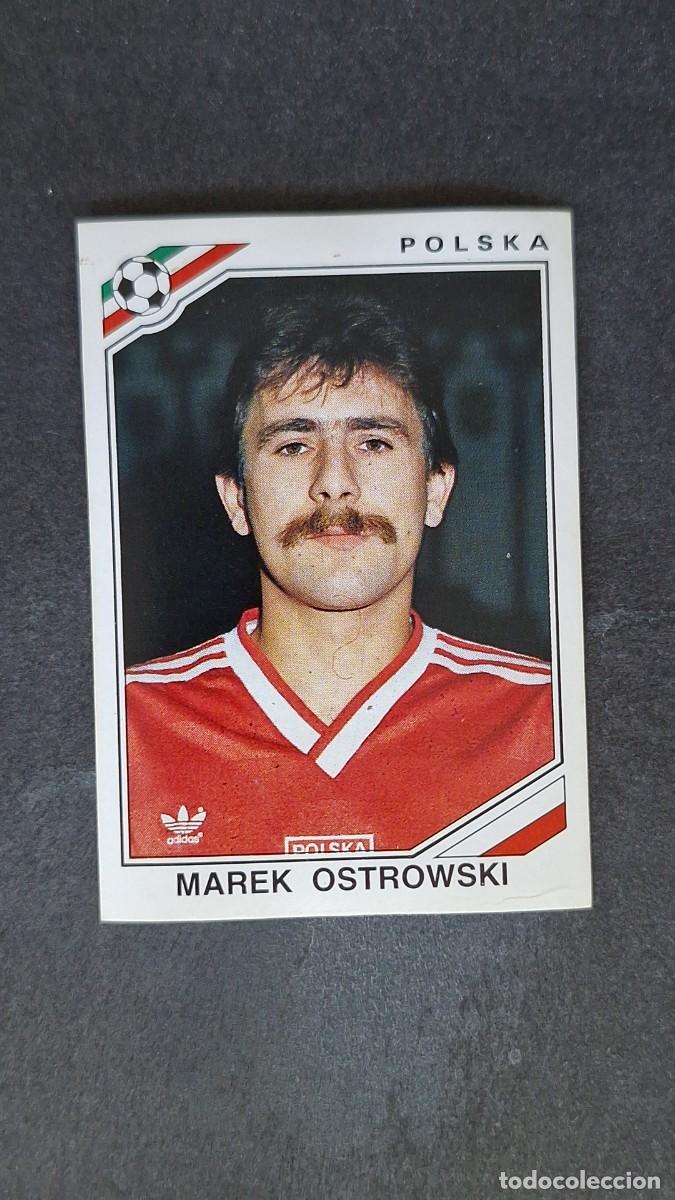 Cartes &agrave; collectionner de Football: L3 MAREK OSTROWSKI SELECCION POLONIA 371 MUNDIAL MEXICO 86 PANINI NUNCA PEGADO SIN PEGAR