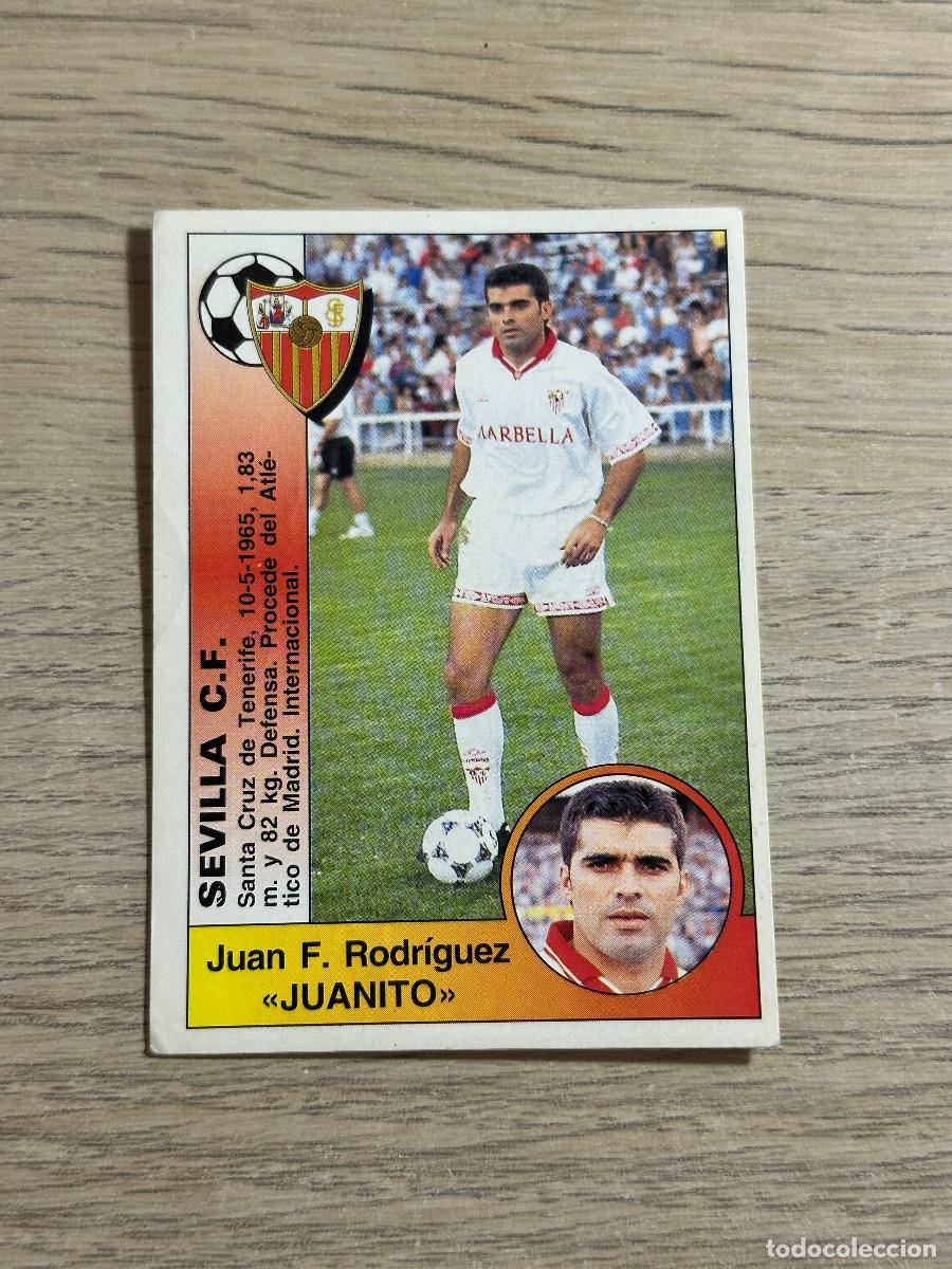 Cartes &agrave; collectionner de Football: JUANITO SEVILLA n&ordm; 373 PANINI LIGA 94 95 CROMO SIN PEGAR NUNCA PEGADO