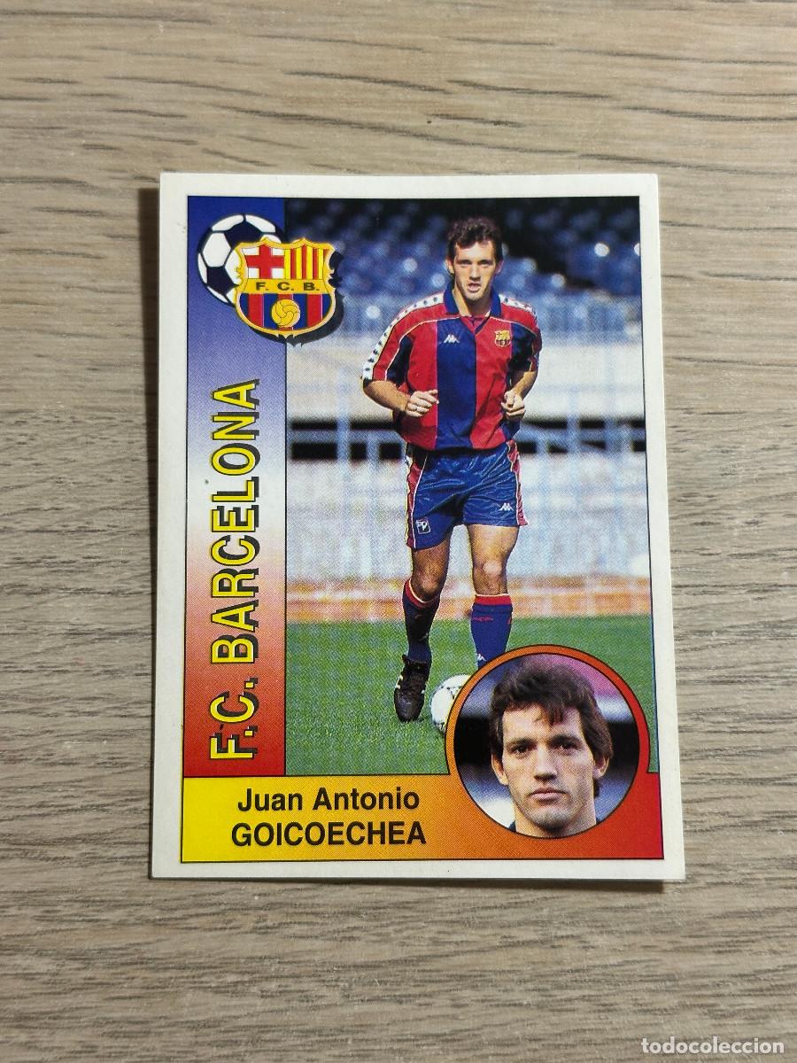 Cromos de F&uacute;tbol: GOICOECHEA FC BARCELONA n&ordm; 67 PANINI LIGA 94 95 CROMO SIN PEGAR NUNCA PEGADO