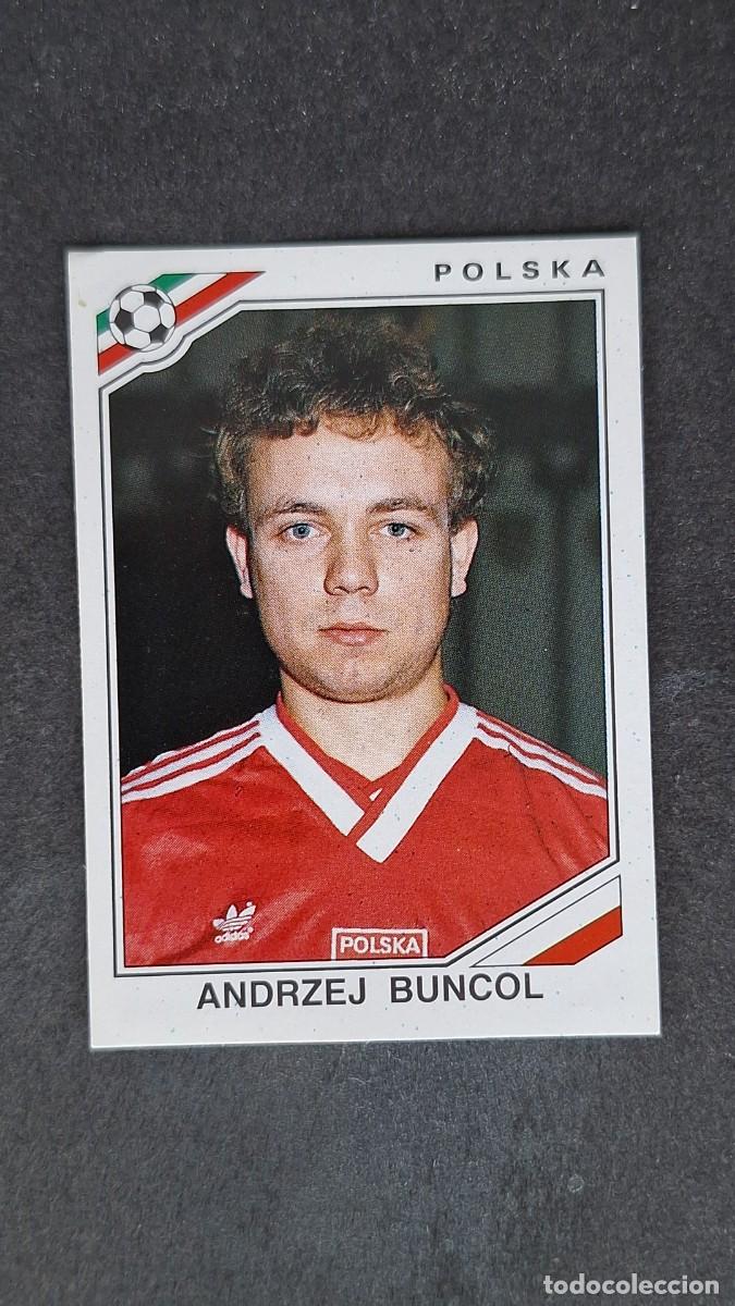 Cromos de F&uacute;tbol: L3 ANDRZEJ BUNCOL SELECCION POLONIA 374 MUNDIAL MEXICO 86 PANINI NUNCA PEGADO SIN PEGAR
