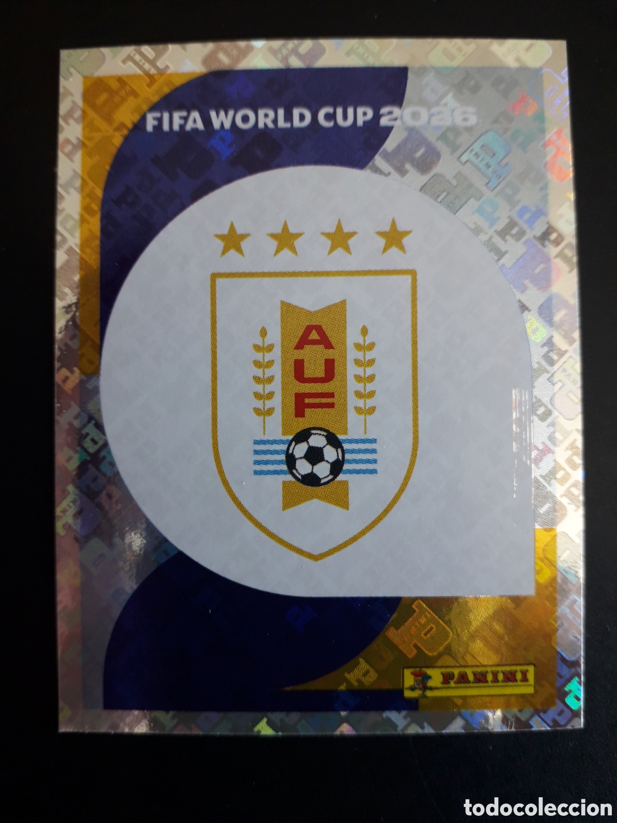 Cromos de F&uacute;tbol: ESCUDO URUGUAY URU 1 MUNDIAL F&Uacute;TBOL 2026 FIFA WORLD CUP PANINI SIN PEGAR PEDIDO M&Iacute;NIMO 3&euro;