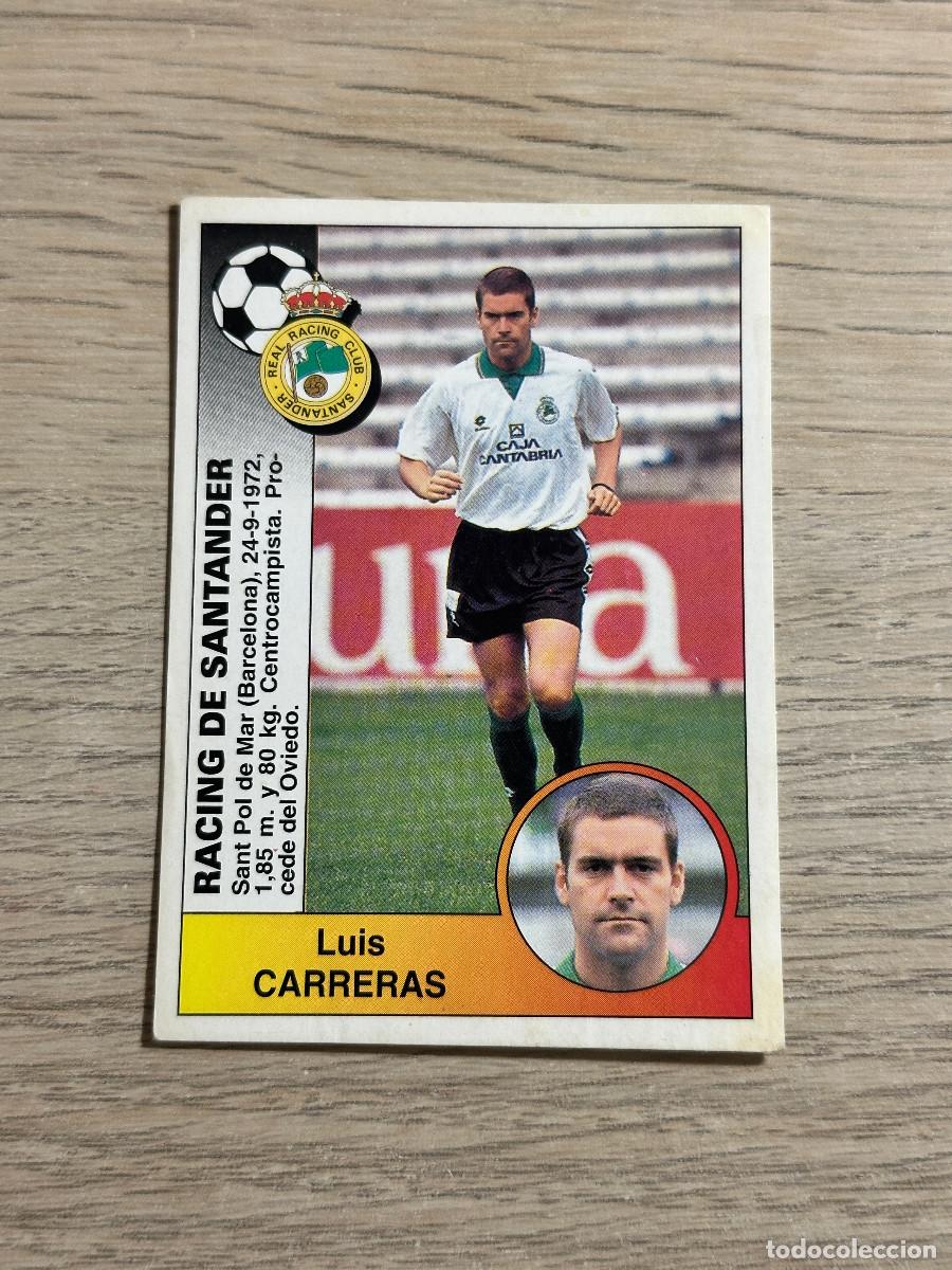 Cromos de F&uacute;tbol: CARRERAS RACING n&ordm; 226 PANINI LIGA 94 95 CROMO SIN PEGAR NUNCA PEGADO