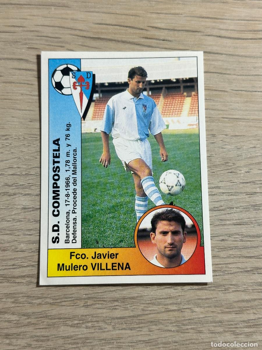 Cromos de F&uacute;tbol: VILLENA COMPOSTELA n&ordm; 116 PANINI LIGA 94 95 CROMO SIN PEGAR NUNCA PEGADO