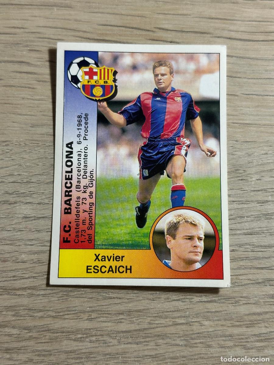 Cromos de F&uacute;tbol: ESCAICH BARCELONA n&ordm; 365 PANINI LIGA 94 95 CROMO SIN PEGAR NUNCA PEGADO