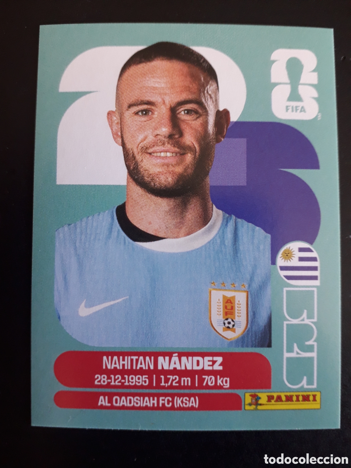 Cromos de F&uacute;tbol: N&Aacute;NDEZ URUGUAY URU 9 MUNDIAL F&Uacute;TBOL 2026 FIFA WORLD CUP PANINI SIN PEGAR PEDIDO M&Iacute;NIMO 3&euro;