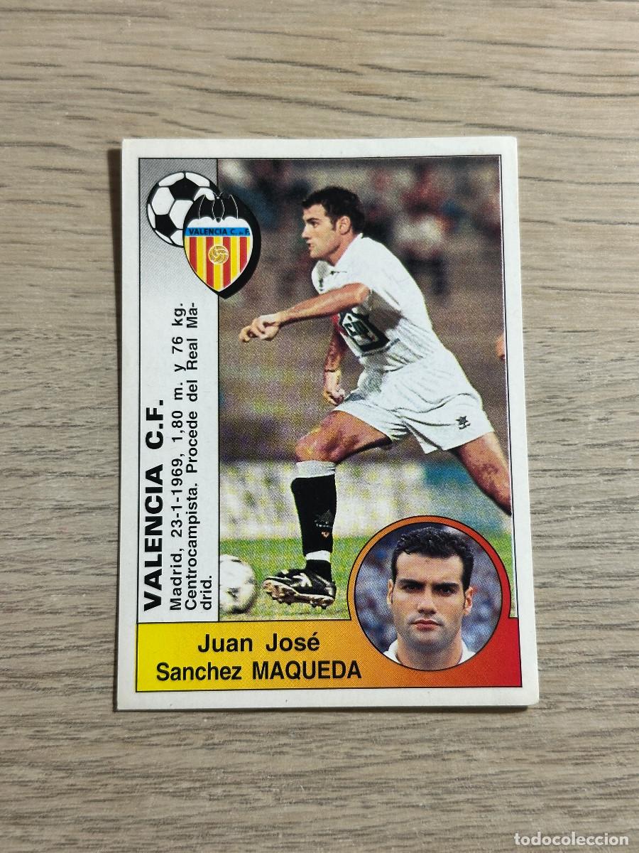 Cromos de F&uacute;tbol: MAQUEDA VALENCIA n&ordm; 383 PANINI LIGA 94 95 CROMO SIN PEGAR NUNCA PEGADO