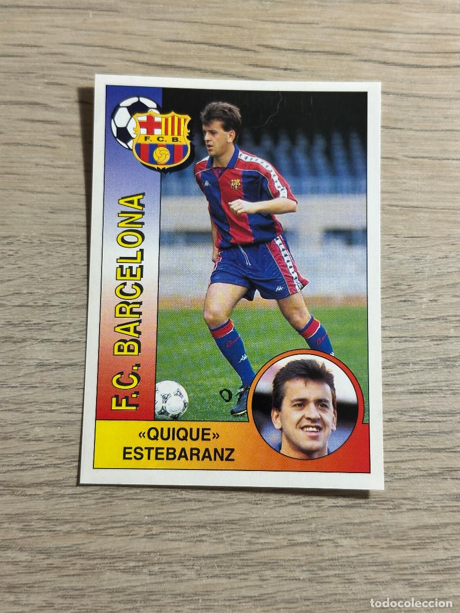 Cromos de F&uacute;tbol: ESTEBARANZ FC BARCELONA n&ordm; 70 PANINI LIGA 94 95 CROMO SIN PEGAR NUNCA PEGADO