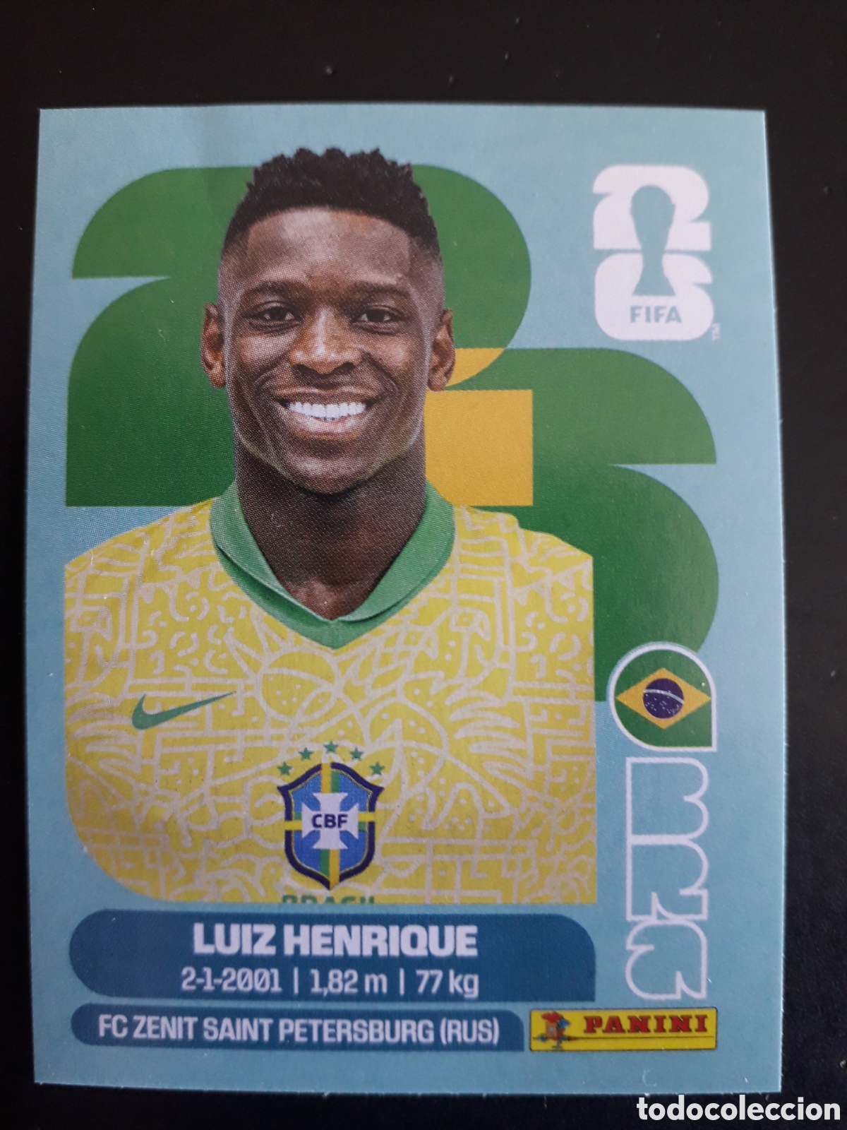 Cromos de F&uacute;tbol: LUIZ ENRIQUE BRASIL BRA 12 MUNDIAL F&Uacute;TBOL 2026 FIFA WORLD CUP PANINI SIN PEGAR PEDIDO M&Iacute;NIMO 3&euro;