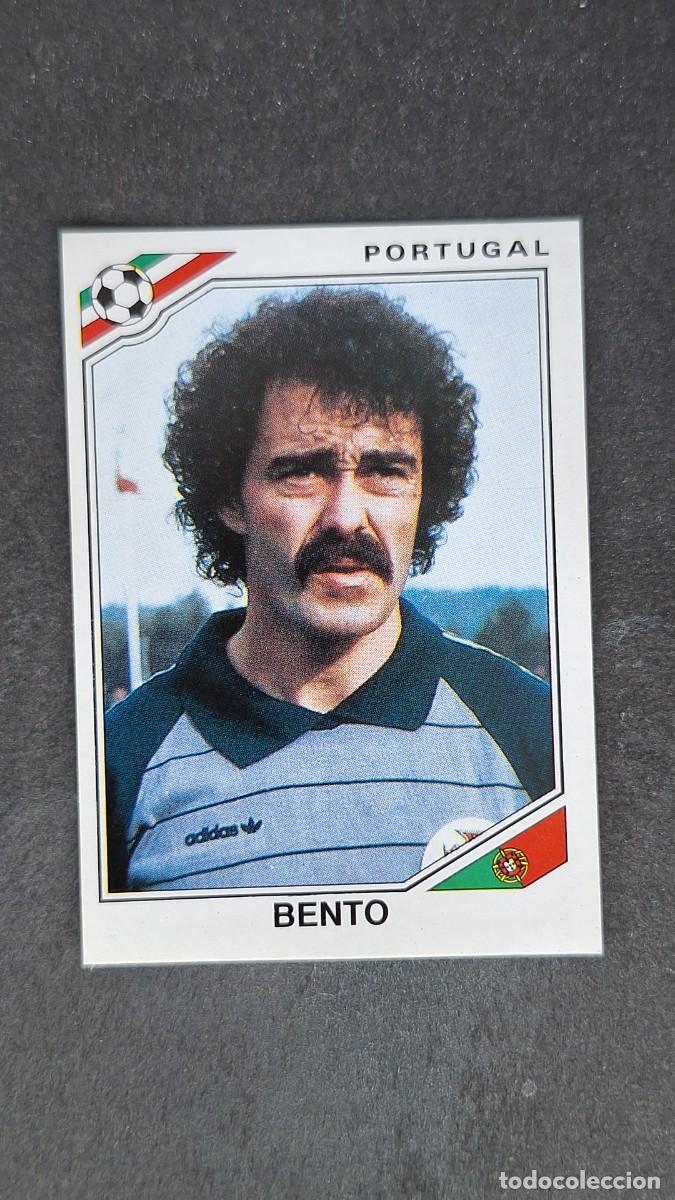 Cromos de F&uacute;tbol: L3 BENTO SELECCION PORTUGAL 384 MUNDIAL MEXICO 86 PANINI NUNCA PEGADO SIN PEGAR
