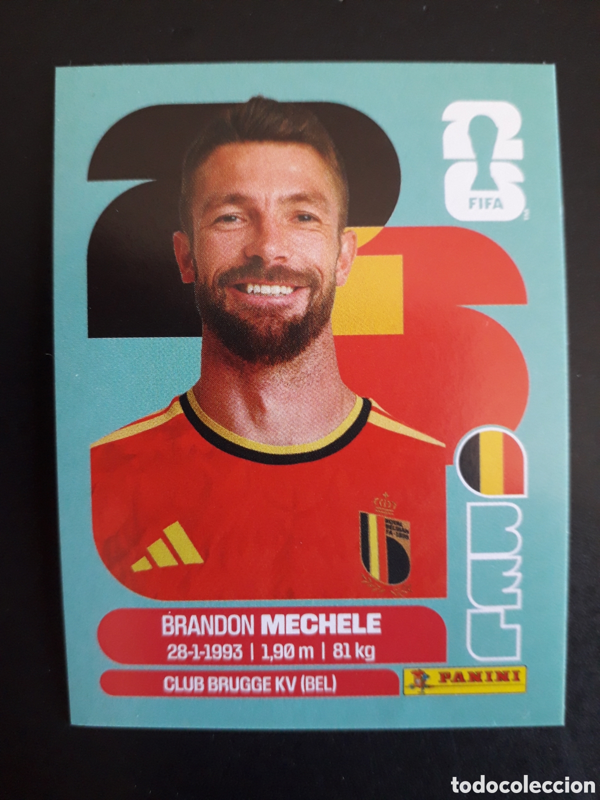 Cromos de F&uacute;tbol: MECHELE B&Eacute;LGICA BEL 6 MUNDIAL F&Uacute;TBOL 2026 FIFA WORLD CUP PANINI SIN PEGAR PEDIDO M&Iacute;NIMO 3&euro;