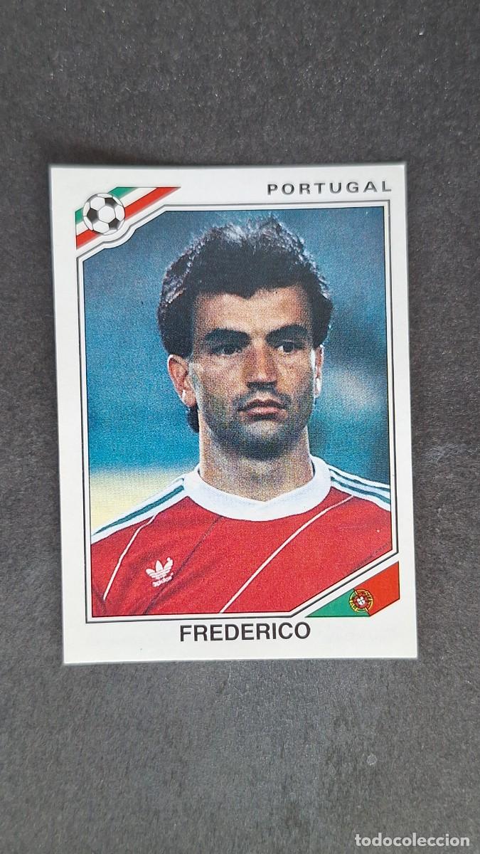 Cromos de F&uacute;tbol: L3 FREDERICO SELECCION PORTUGAL 387 MUNDIAL MEXICO 86 PANINI NUNCA PEGADO SIN PEGAR
