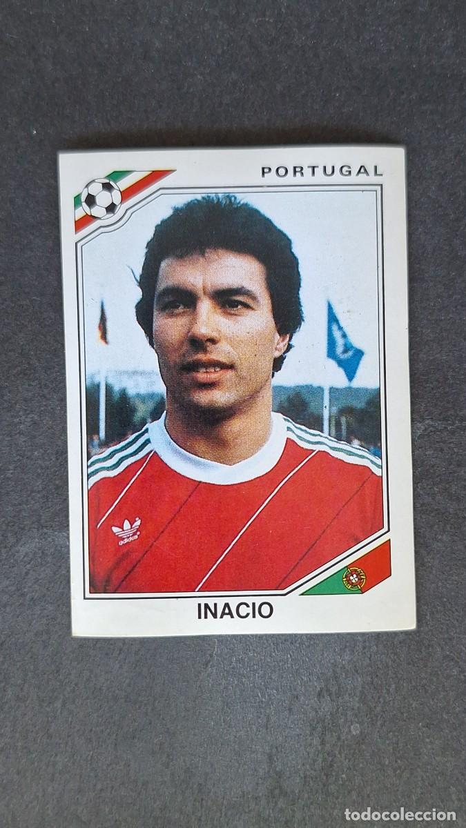 Cromos de F&uacute;tbol: L3 INACIO SELECCION PORTUGAL 389 MUNDIAL MEXICO 86 PANINI NUNCA PEGADO SIN PEGAR