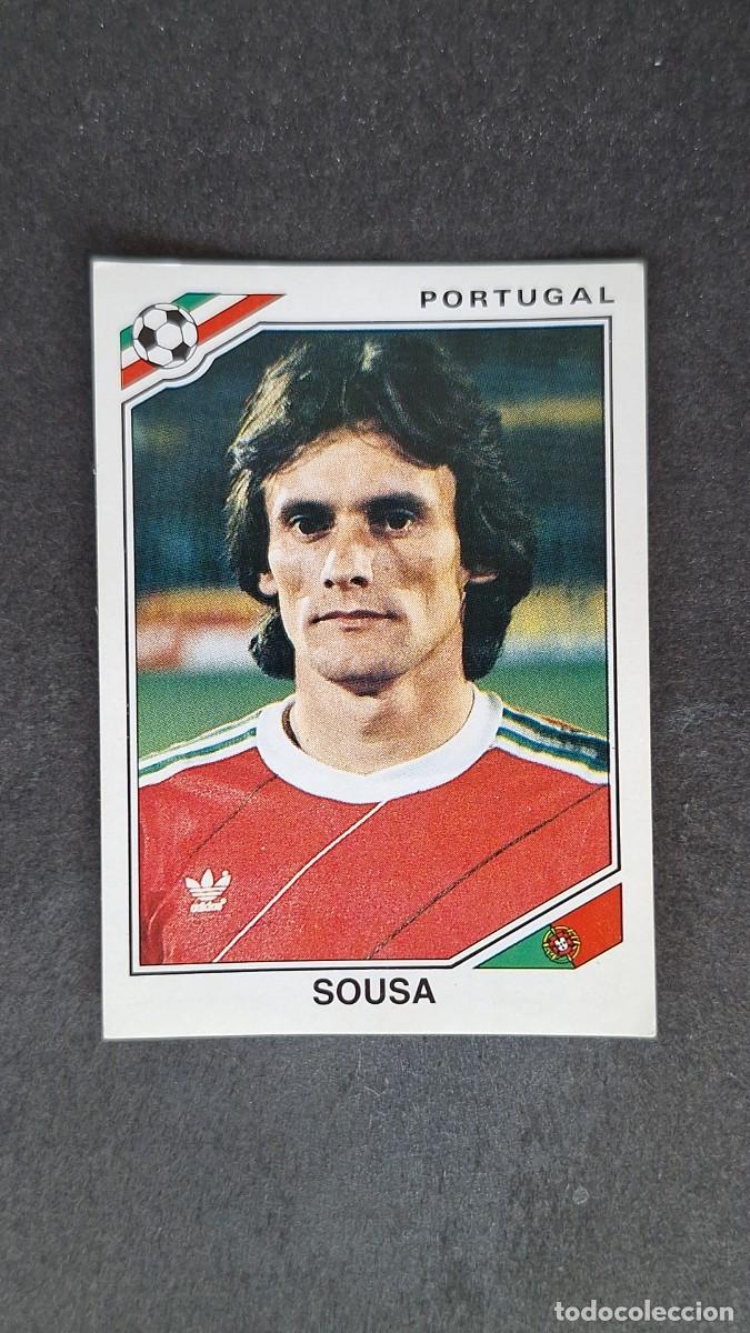 Cromos de F&uacute;tbol: L3 SOUSA SELECCION PORTUGAL 392 MUNDIAL MEXICO 86 PANINI NUNCA PEGADO SIN PEGAR