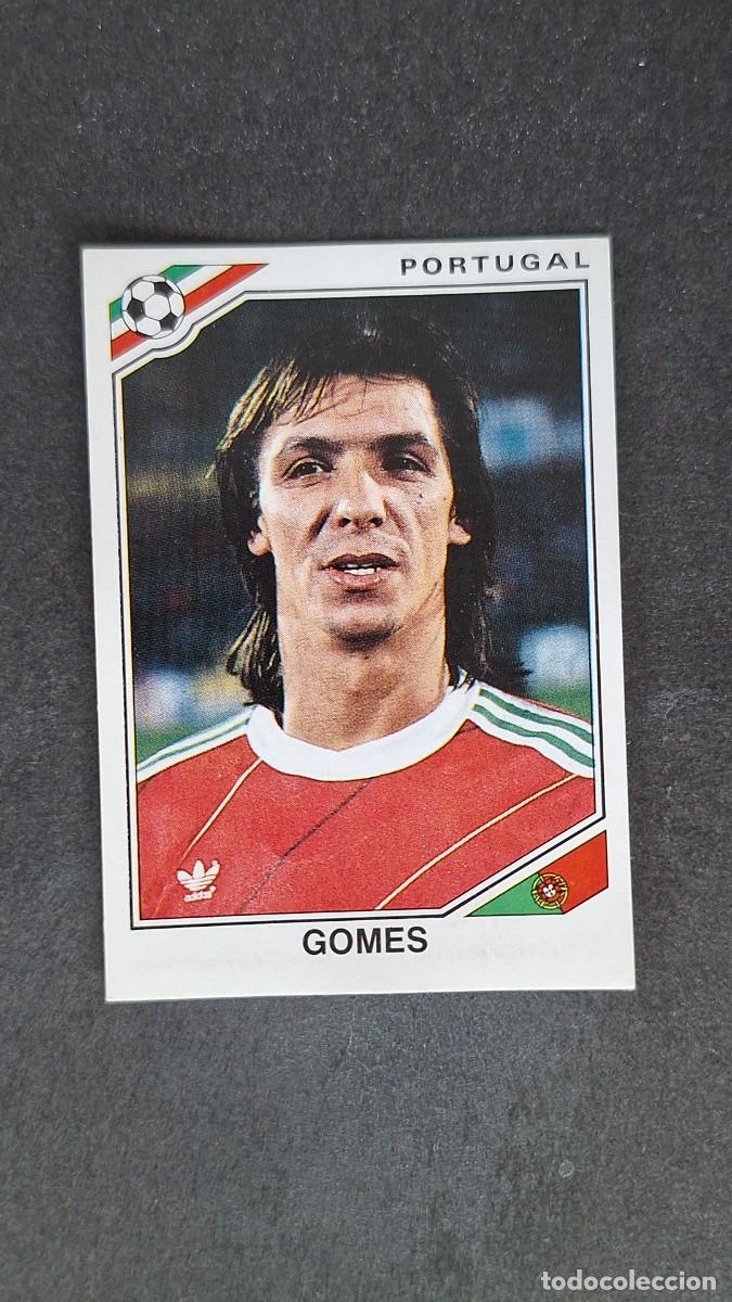 Cromos de F&uacute;tbol: L3 GOMES SELECCION PORTUGAL 396 MUNDIAL MEXICO 86 PANINI NUNCA PEGADO SIN PEGAR