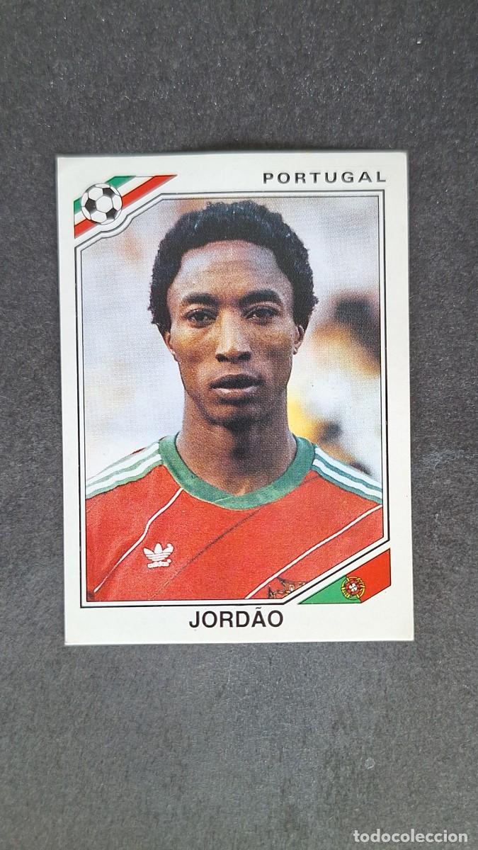 Cromos de F&uacute;tbol: L3 JORDAO SELECCION PORTUGAL 398 MUNDIAL MEXICO 86 PANINI NUNCA PEGADO SIN PEGAR