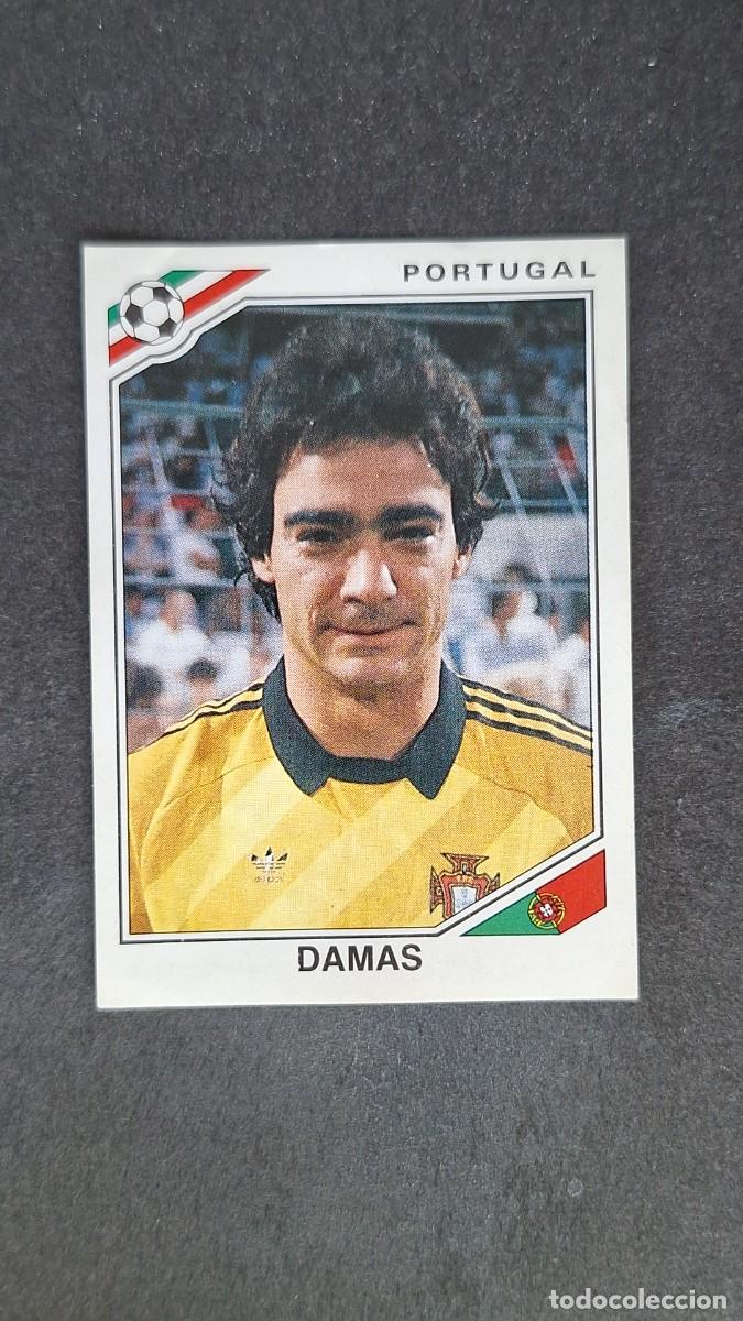 Cromos de F&uacute;tbol: L3 DAMAS SELECCION PORTUGAL 399 MUNDIAL MEXICO 86 PANINI NUNCA PEGADO SIN PEGAR