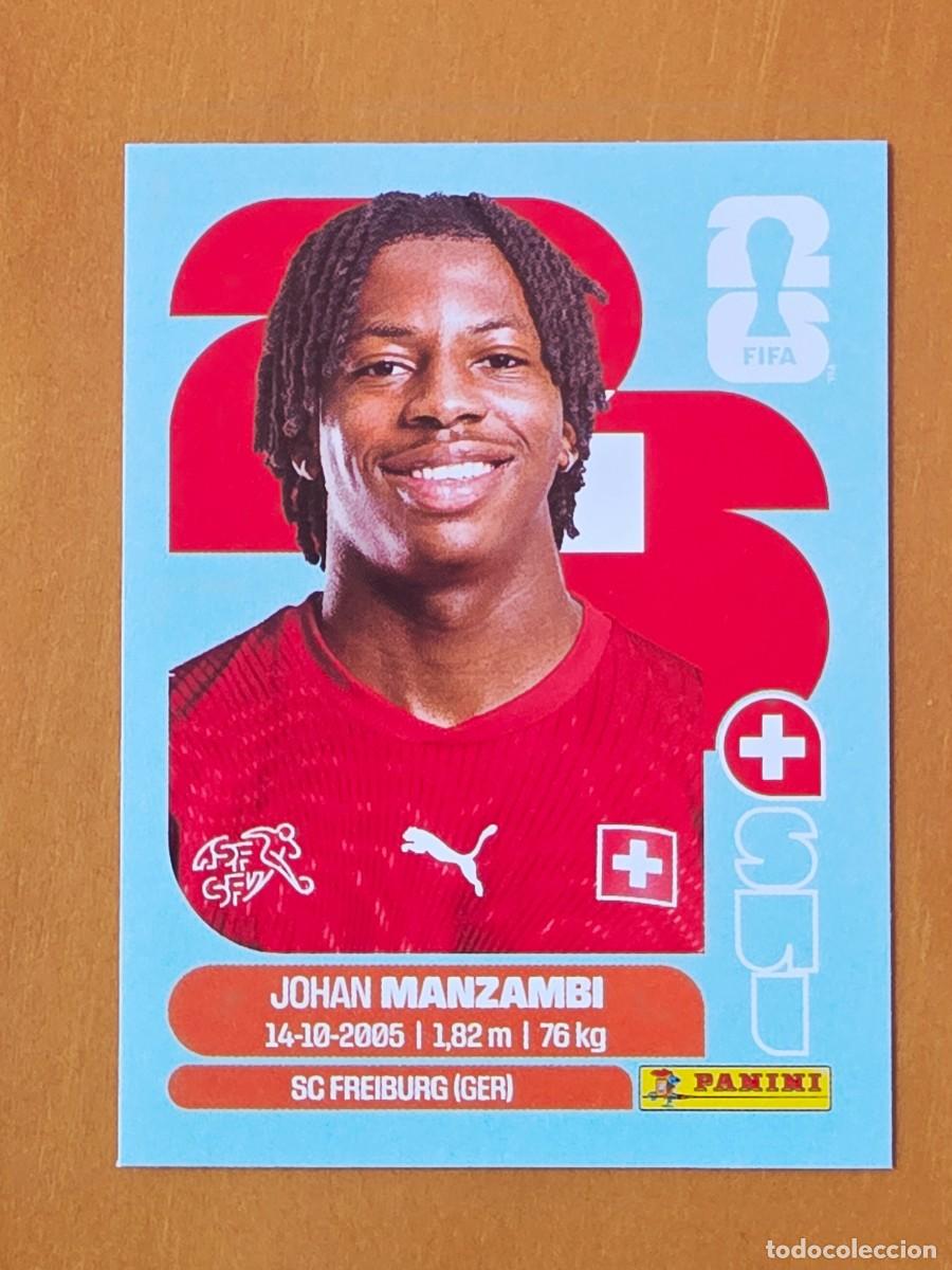 Cromos de F&uacute;tbol: SUI 15 Johan Manzambi, Suiza, Panini FIFA World Cup Mundial 2026 Sticker