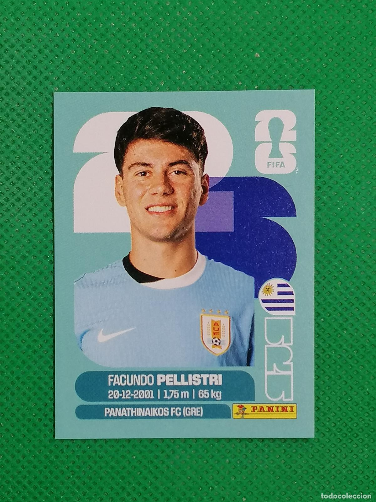 Cromos de F&uacute;tbol: URU 20 URU20 FACUNDO PELLISTRI URUGUAY ⚽ PANINI FIFA MUNDIAL WORLD CUP 26 2026 STICKER ⚽