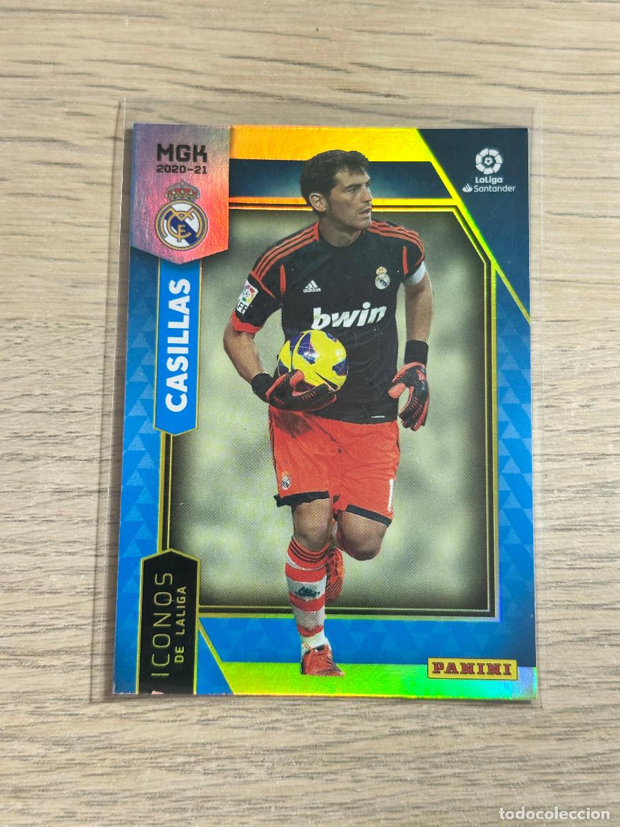 Cromos de F&uacute;tbol: CASILLAS N&ordm; 392 ICONOS MEGACRACKS 2020 2021 REAL MADRID 20 21 MGK