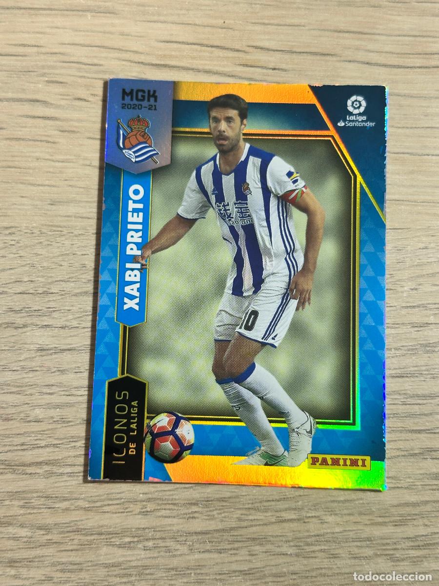 Cromos de F&uacute;tbol: XABI PRIETO N&ordm; 412 ICONOS MEGACRACKS 2020 2021 REAL SOCIEDAD 20 21 MGK