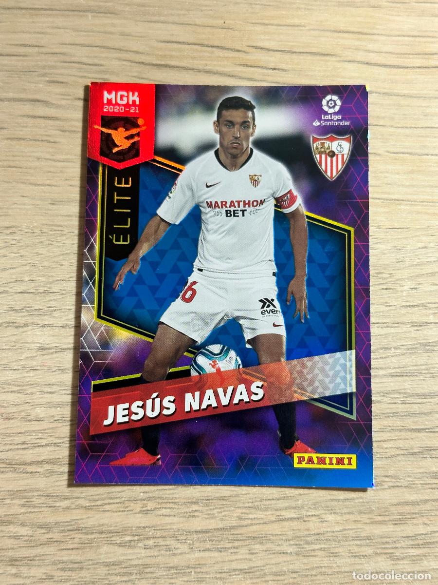 Cromos de F&uacute;tbol: JESUS NAVAS N&ordm; 373 ELITE MEGACRACKS 2020 2021 SEVILLA 20 21 MGK
