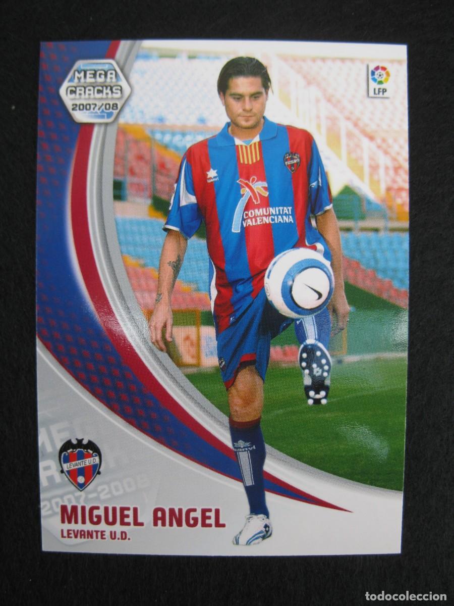 Cromos de F&uacute;tbol: MIGUEL ANGEL (LEVANTE U.D.) - N&ordm; 483 - NUEVO FICHAJE - MEGACRACKS 2007-2008 - PANINI - 07-08.