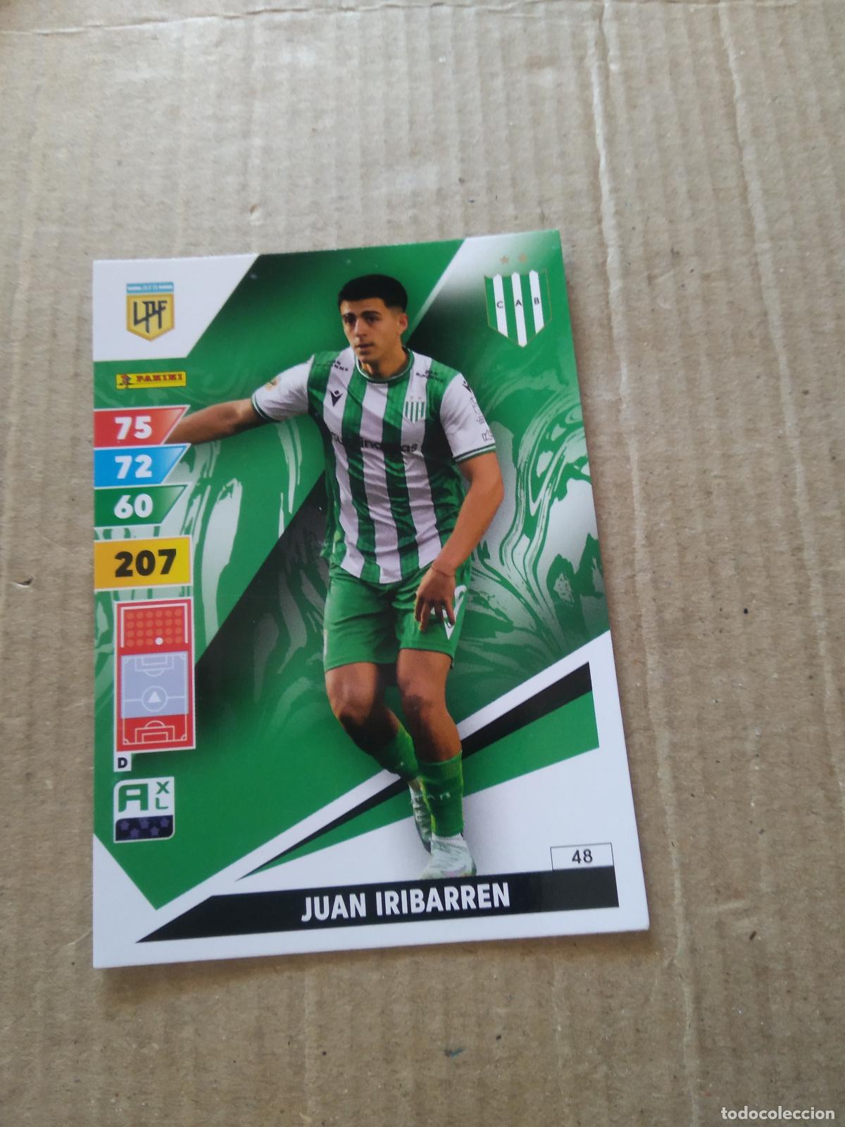 Cromos de F&uacute;tbol: 48 JUAN IRIBARREN BANFIELD CROMO FUTBOL PANINI ARGENTINO 2025 LIGA ARGENTINA ADRENALYN