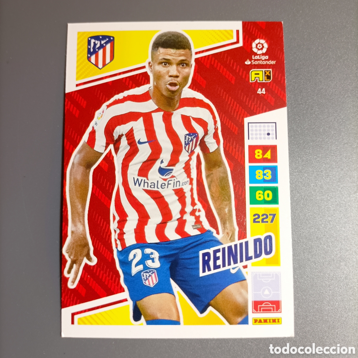 Cromos de F&uacute;tbol: ADRENALYN. LIGA 2022-2023 (ATL&Eacute;TICO) №44 REINILDO