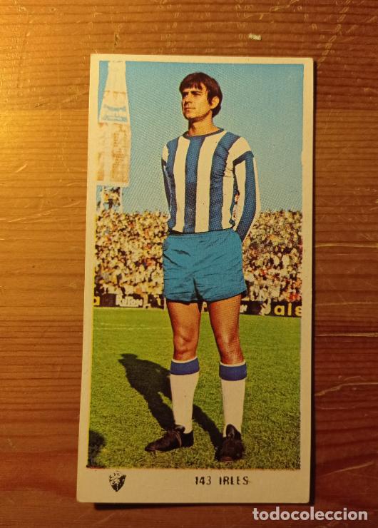Cromos de F&uacute;tbol: Ruiz Romero Futbol 1971 1972 - 71 72 - Malaga Irles 143 - Muy dif&iacute;cil - NUNCA PEGADO