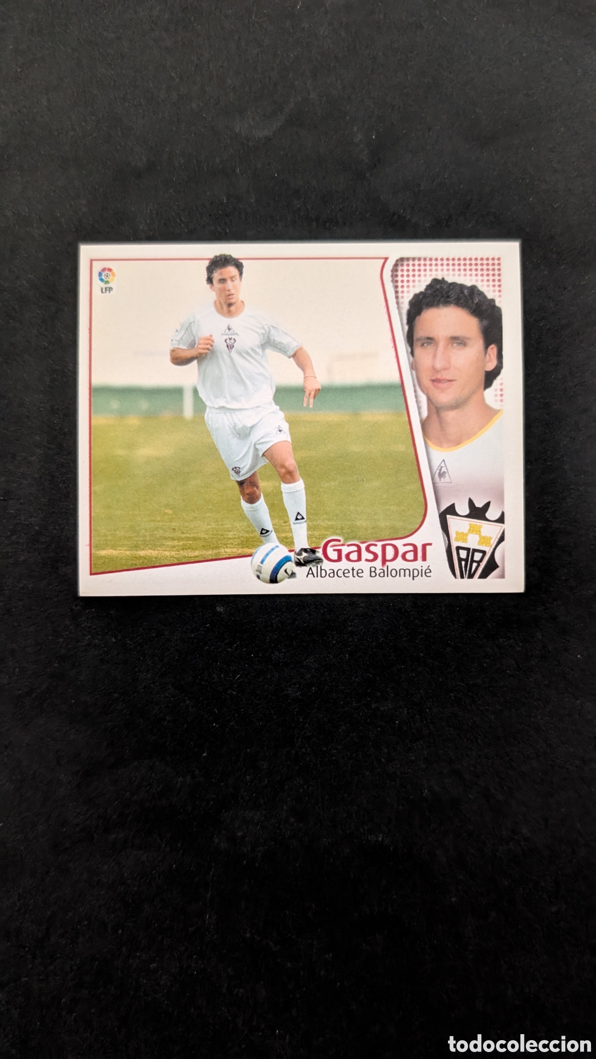 Fu&szlig;ball-Sticker: GASPAR ALBACETE COLOCA LIGA ESTE 2004/05 04 05 NUNCA PEGADO SIN PEGAR