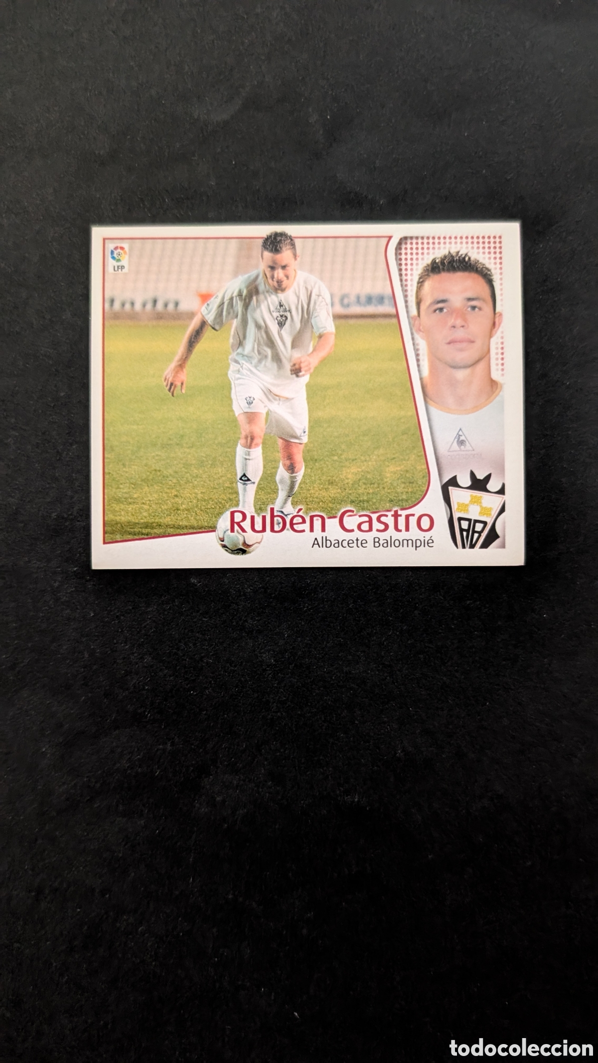 Fu&szlig;ball-Sticker: RUBEN CASTRO ALBACETE COLOCA LIGA ESTE 2004/05 04 05 NUNCA PEGADO SIN PEGAR
