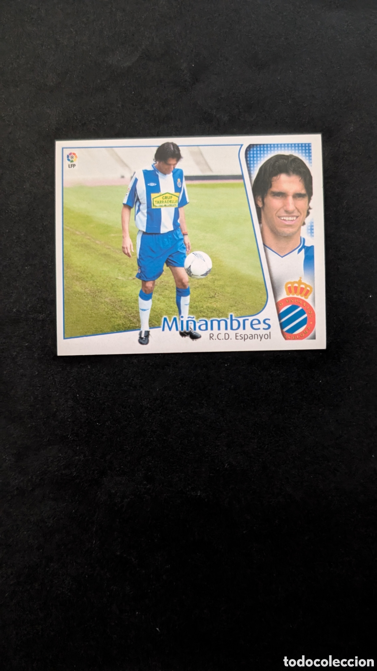 Fu&szlig;ball-Sticker: MI&Ntilde;AMBRES ESPANYOL COLOCA LIGA ESTE 2004/05 04 05 NUNCA PEGADO SIN PEGAR