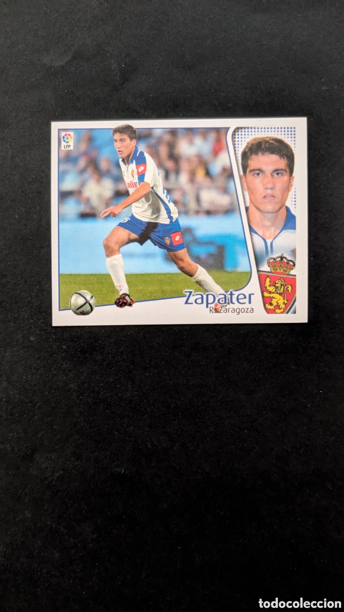 Cromos de Futebol: ZAPATER ZARAGOZA COLOCA LIGA ESTE 2004/05 04 05 NUNCA PEGADO SIN PEGAR