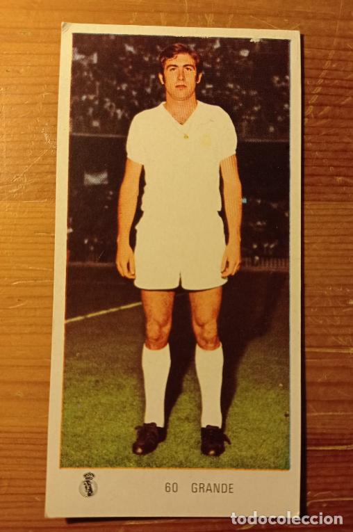 Cromos de F&uacute;tbol: Ruiz Romero Futbol 1971 1972 - 71 72 - Real Madrid Grande 60 - Dif&iacute;cil - NUNCA PEGADO