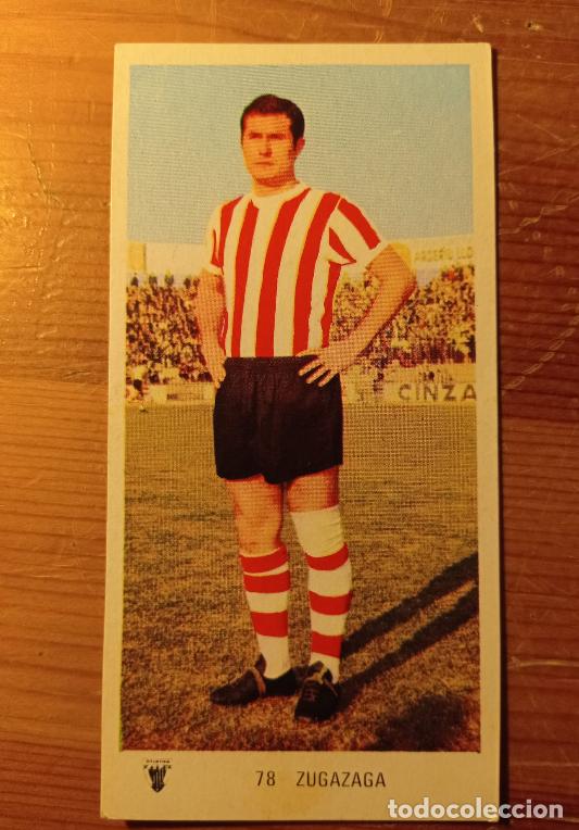Cromos de F&uacute;tbol: Ruiz Romero Futbol 1971 1972 - 71 72 - Athletic de Bilbao Zugazaga 78 - Dif&iacute;cil - NUNCA PEGADO