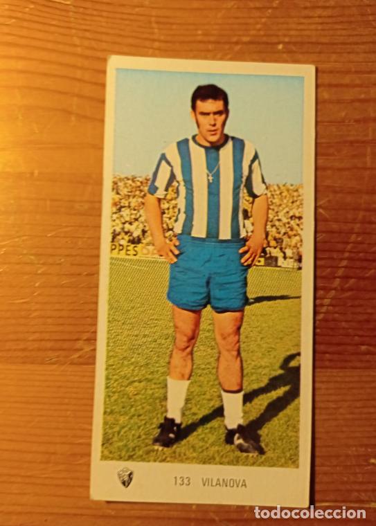 Cromos de F&uacute;tbol: Ruiz Romero Futbol 1971 1972 - 71 72 - Malaga Vilanova 133 - Dif&iacute;cil - NUNCA PEGADO