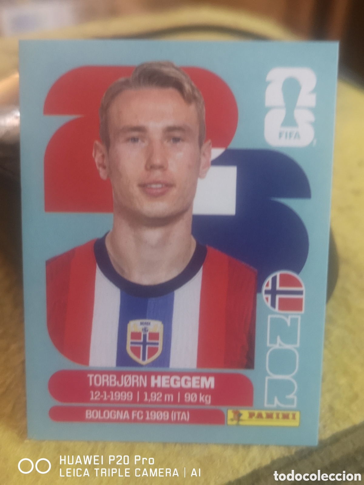 Cromos de F&uacute;tbol: FIFA WORLD CUP MUNDIAL 2026 HEGGEN - NOR 8