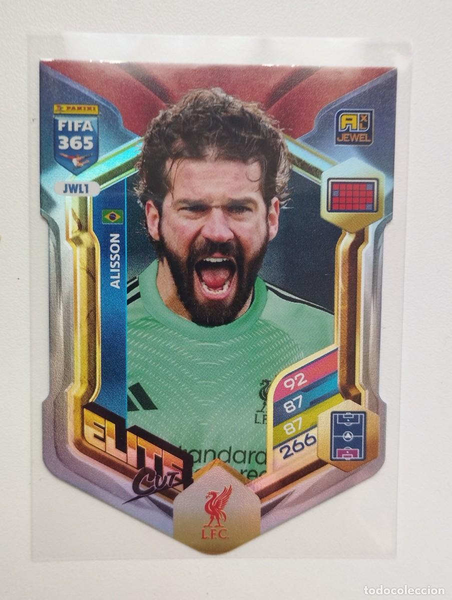 Cromos de F&uacute;tbol: CROMO CARD PANINI ADRENALYN FIFA 365 2025 2026 25 26 ELITE JWL1 ALISSON LIVERPOOL