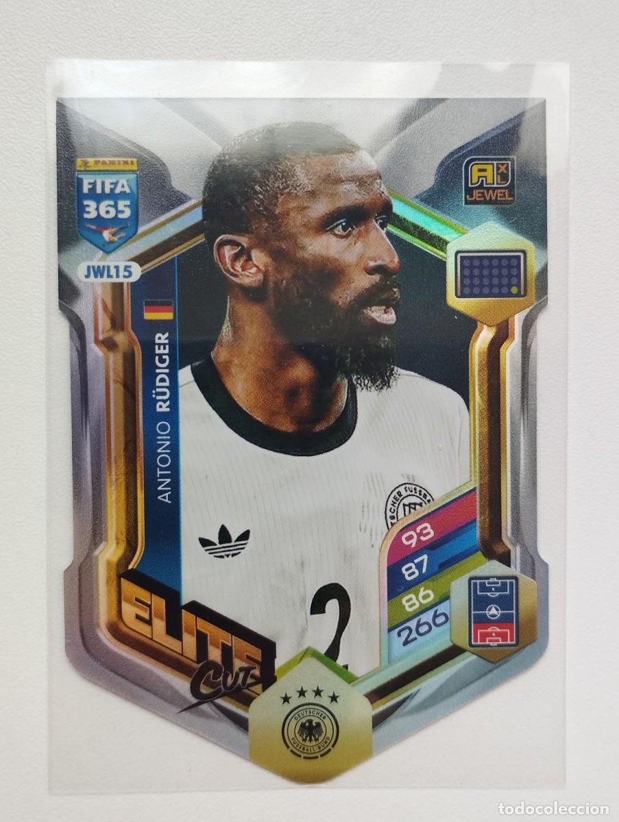 Cromos de F&uacute;tbol: CROMO CARD PANINI ADRENALYN FIFA 365 2025 2026 25 26 ELITE JWL15 RUDIGER REAL MADRID